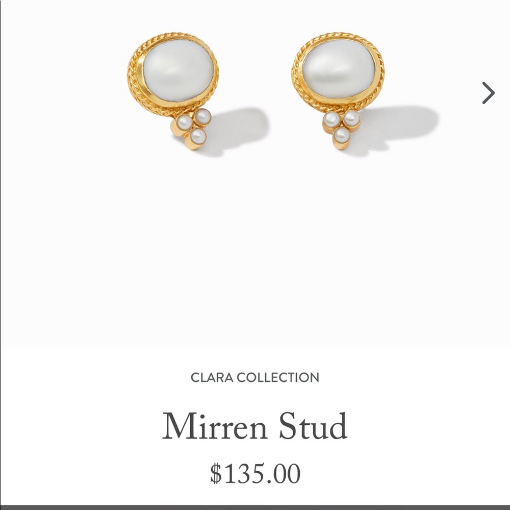 NWT: Julie Vos Mirren Stud Earrings